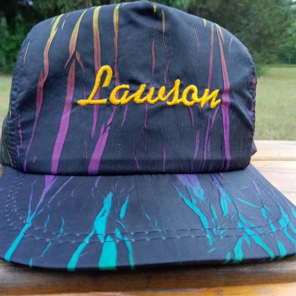 Vintage Lawson Snapback Trucker Hat Made In U.S.A.